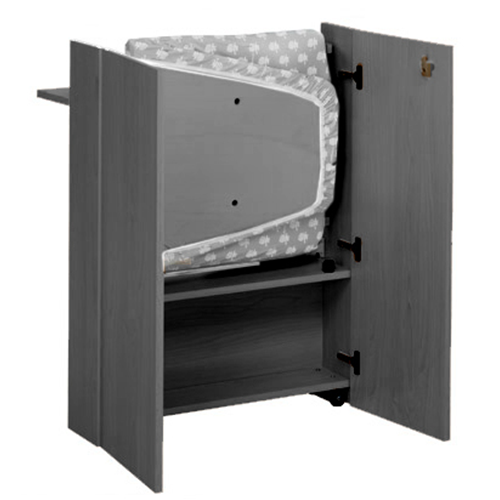 FOPPAPEDRETTI 9900330786 ASSE STIRO CON MOBILE  STIRAEMOLLA WENGE'