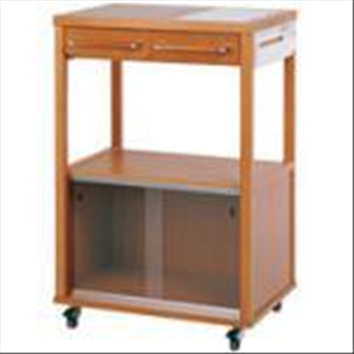 FOPPAPEDRETTI 9900339506 BENCHEF NOCE CARRELLO PORTMICROONDE C/TAGLIERE