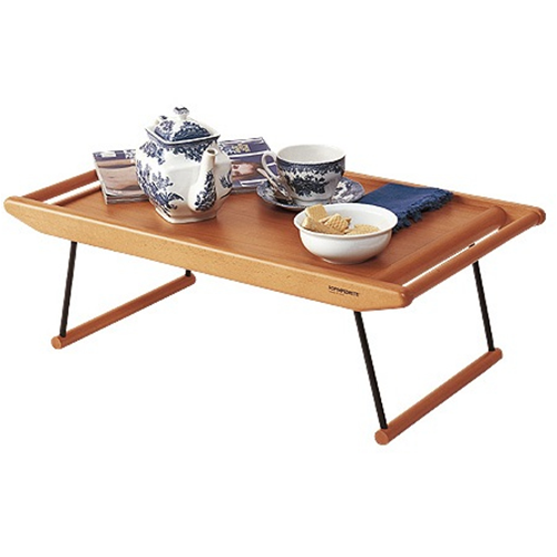 FOPPAPEDRETTI 9900381106 BREAKFAST. VASSOIO TRASFORMABILE IN LEGGIO. NOCE