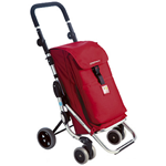 FOPPAPEDRETTI 9702000300 CARRELLO SPESA GO UP ROSSO + TASCA TERMICA