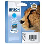 EPSON C13T07124022 CART.INK-JET CIANO GHEPARDO SECURITY BLISTER T0712