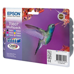 EPSON C13T08074021 CART.INK-JET MULTIPACK 6COLORI SECURITY BLISTER