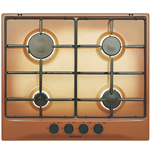 PIANO COTTURA 60CM 4F/GAS G.SMALTATE TERRA DI FRANCIA