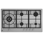 P.COTT.GAS 90CM 4F+1 WOK GHISA INOX