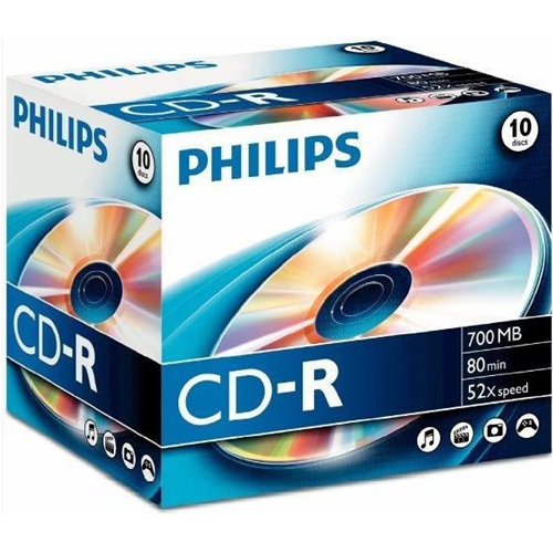 PHILIPS PHOC80S1052 CD-R 52X JEWEL CASE SINGOLO