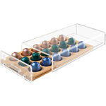 MACOM 836 PORTA CAPSULE UNIVERSALE SLIM TRASP./LEGNO