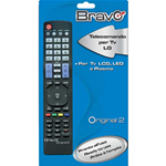 BRAVO ORIGINAL2 TELECOMANDO DEDICATO TV LG NERO