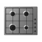 P.COTT.GAS 60CM 4F G.SMALTATE INOX