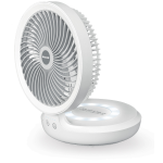 VENT.TAVOLO 5W DIAM.19CM 4VEL CORDLESS BIANCO