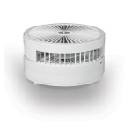 VENT.TAVOLO 8W DIAM.19.5CM 3VEL BIANCO