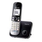 PANASONIC KXTG6811JTB CORDLESS 1.8" 50MEM. DECT-GAP V.VOCE NERO