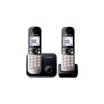CORDLESS TWIN 1.8" 50MEM. C/BLOCCOC. V.VOCE NERO