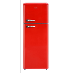 FRIGO 2P. 208LT CE.F STATICO 3RIP. RETRO ROSSO