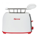 GIRMI TP1001 TOSTAPANE 750W 6LIVELLI 2SCOMP. BIANCO