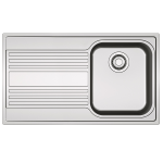 LAVELLO 86CM 1V C/GOC.DX RAP INOX SAT.RPX61186DX