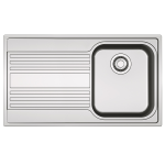 LAVELLO 86CM 1V C/GOCC.SX RAPID INOX SATINRPX61186