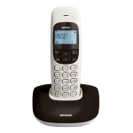 CORDLESS 1.5"V.VOCE SVEGLIA DECT GAP NERO/BIANCO
