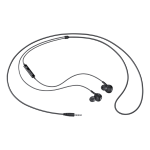 CUFFIA AURICOLARE C/MIC.2VIE 20-20KHZ JACK3.5MM BK