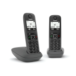 CORDLESS 2" V.VOCE MEM.100NUM. DUO NERO