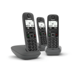 CORDLESS 2" V.VOCE MEM.100NUM. TRIO NERO
