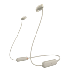CUFFIA AURIC.IN-EAR BT IPX4 CAVO GIROCOLLO CREMA