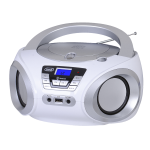 RADIO LETT.CD PORTATILE BT USB CMP544BT BIANCO