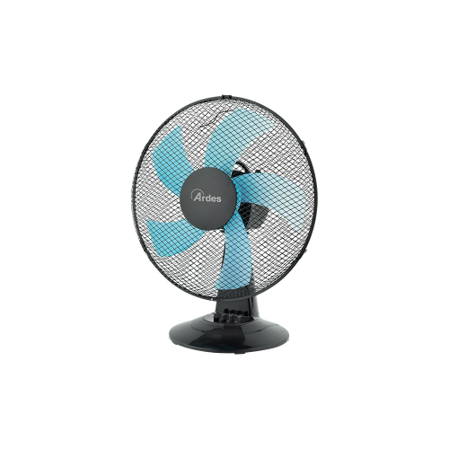 VENT.TAVOLO 50W 5PALE 40CM 3VEL STEELO 40 NERO