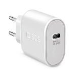 CARICABATT. RETE USB TYPE-C 20W POWER DELIVERY WH
